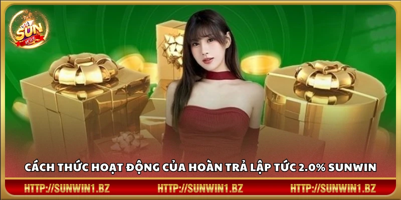 Quy trình áp dụng hoàn trả 2.0% tại Sunwin